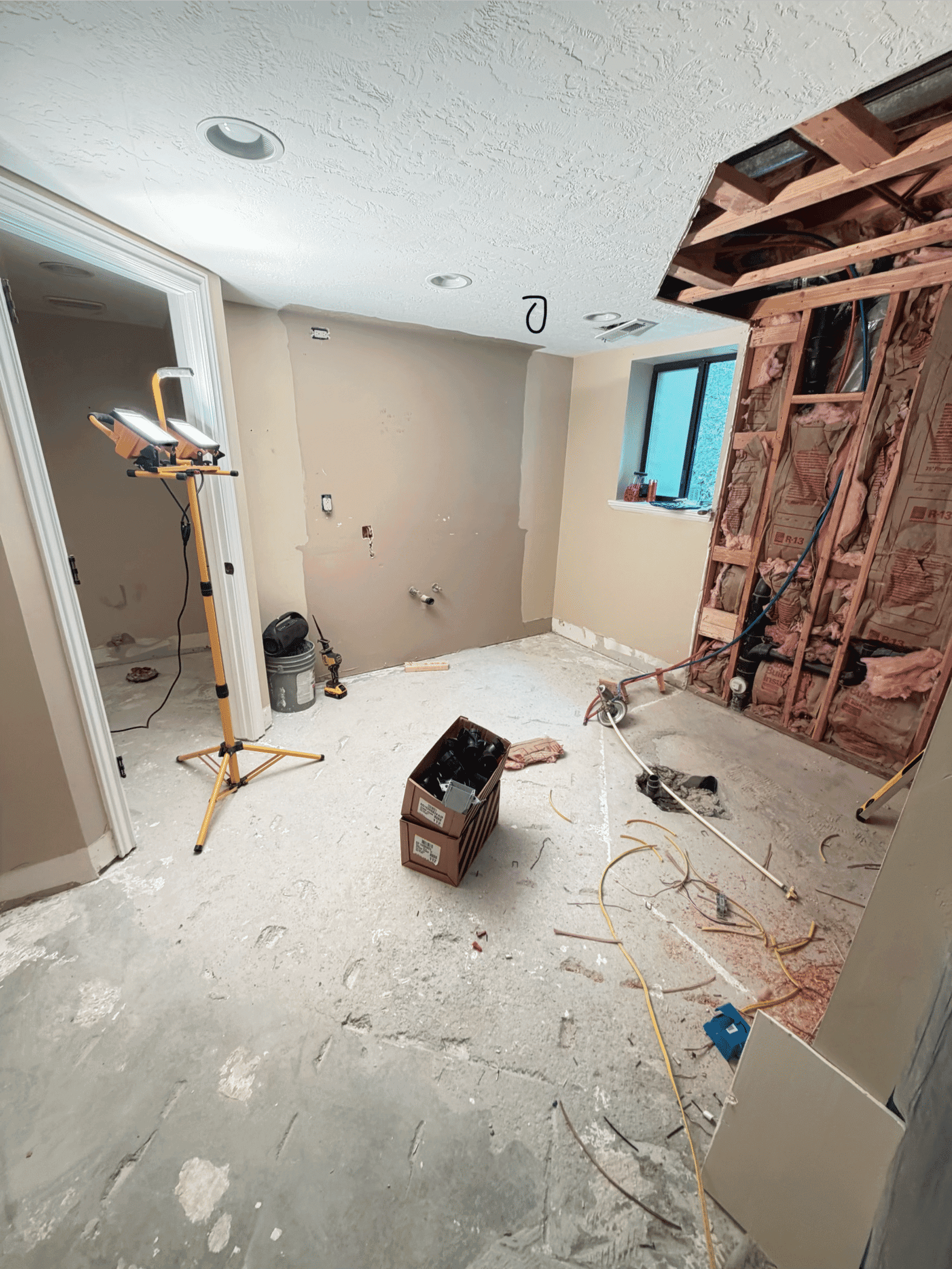 Gallery photos for From Cramped Tub Alcove to Full Spa Shower Experience: Image #1