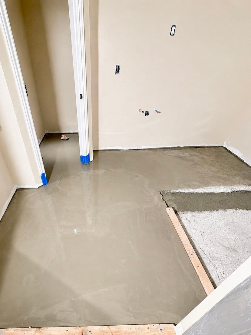 The Basement Bathroom Floor Prep Nobody Talks About image