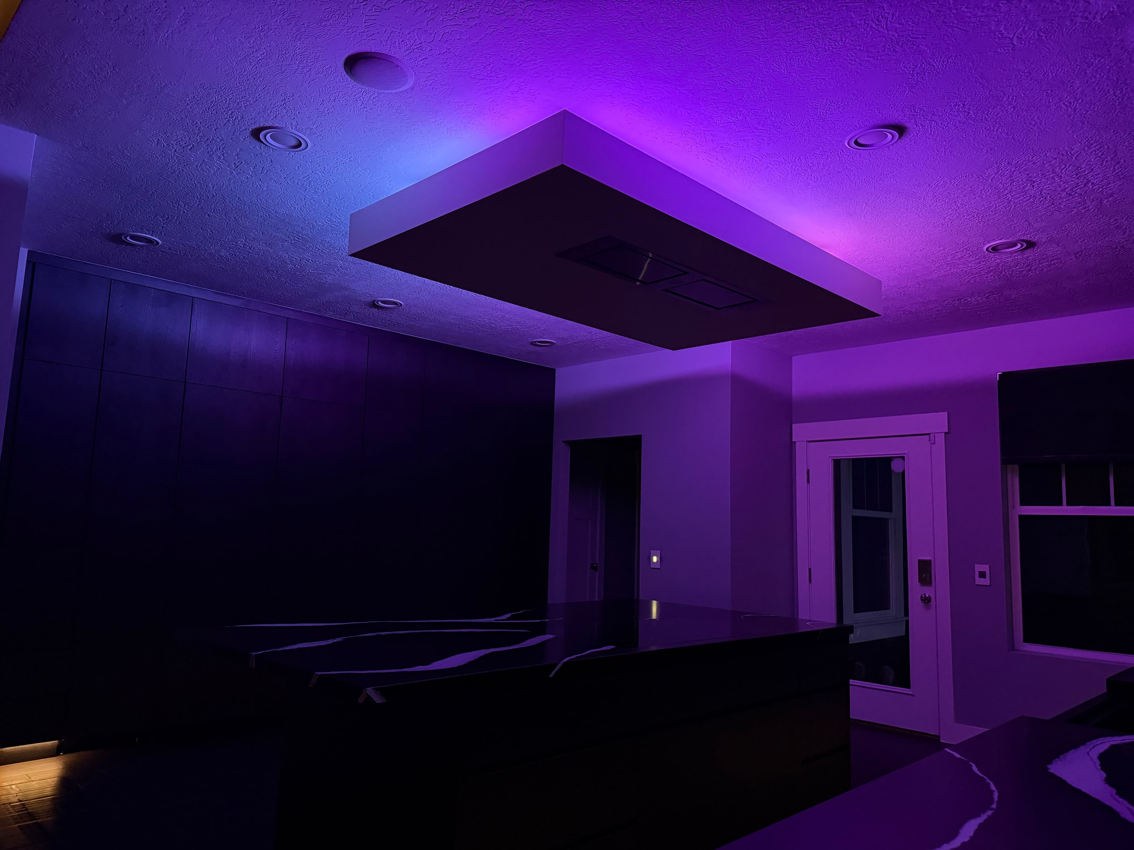 Project Modern Kitchen Remodel with Color-Changing LED Lighting image