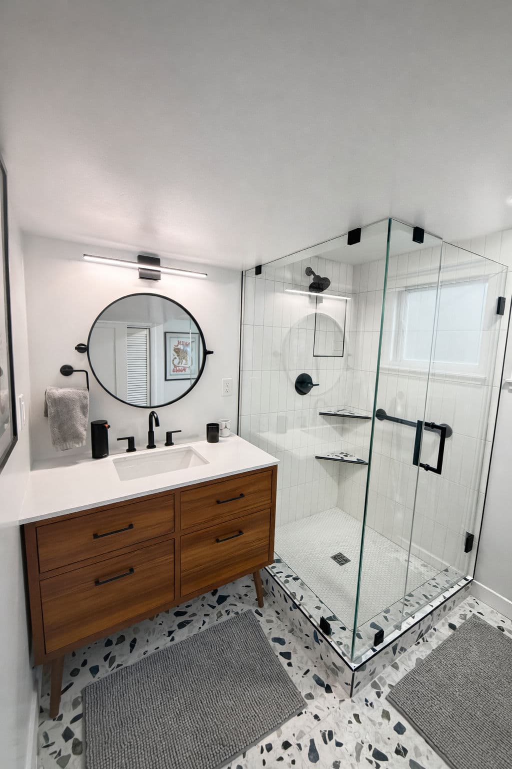 Project Sleek Modern Bathroom Design by Building Roots Construction image