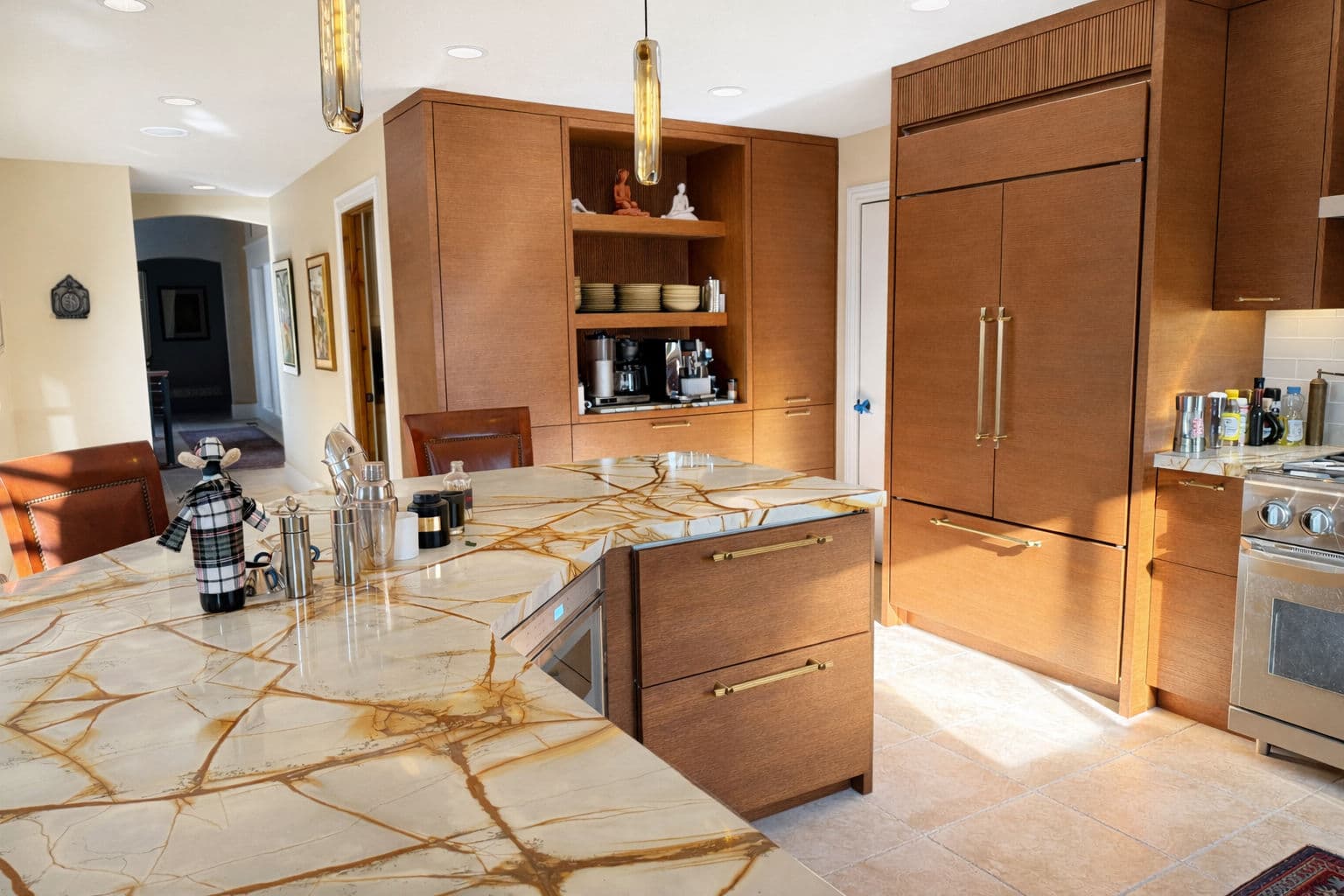 Warm and Luxe Kitchen Transformation