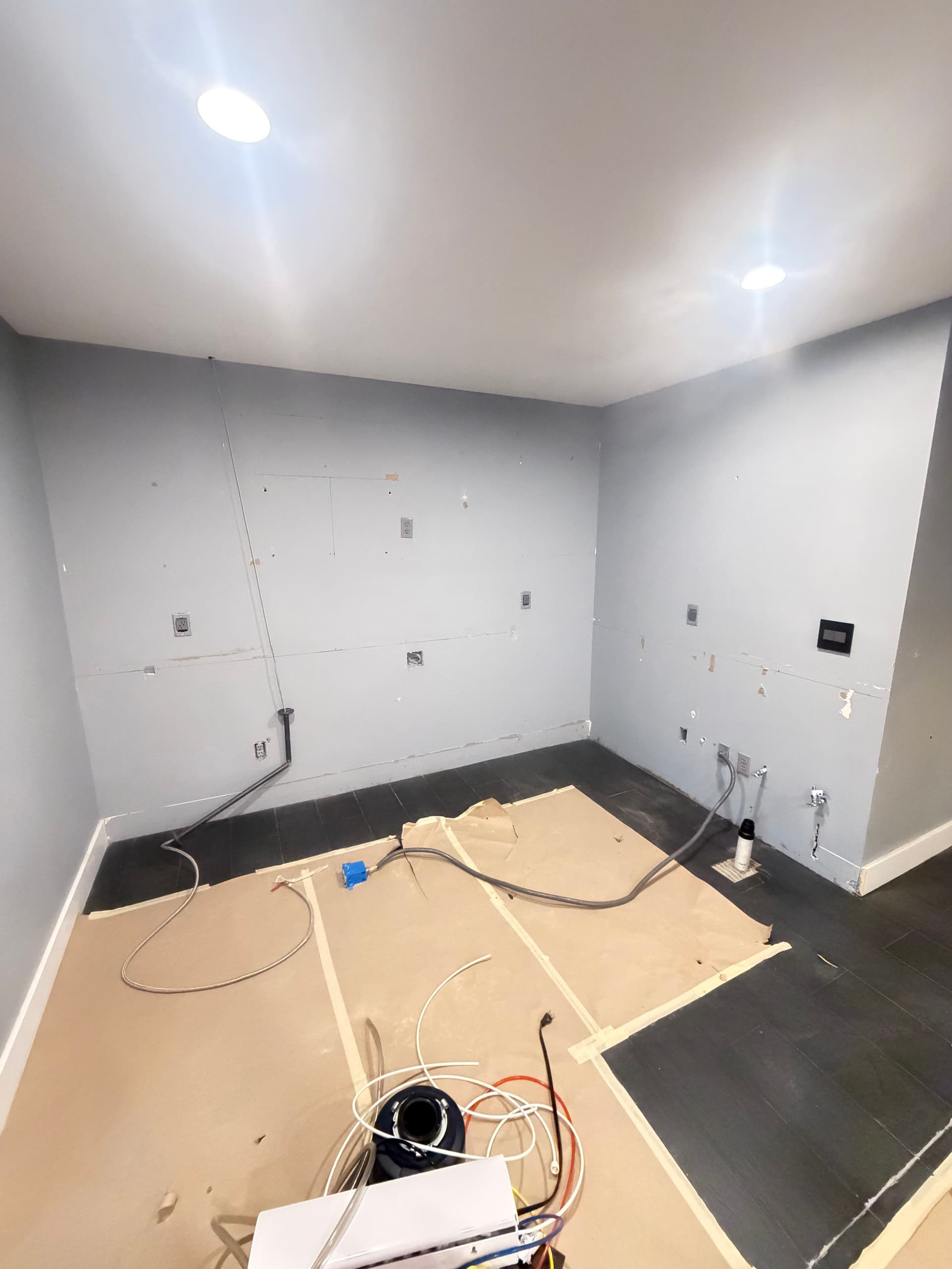 Gallery photos for Basement Kitchenette Build in Progress: Image #1