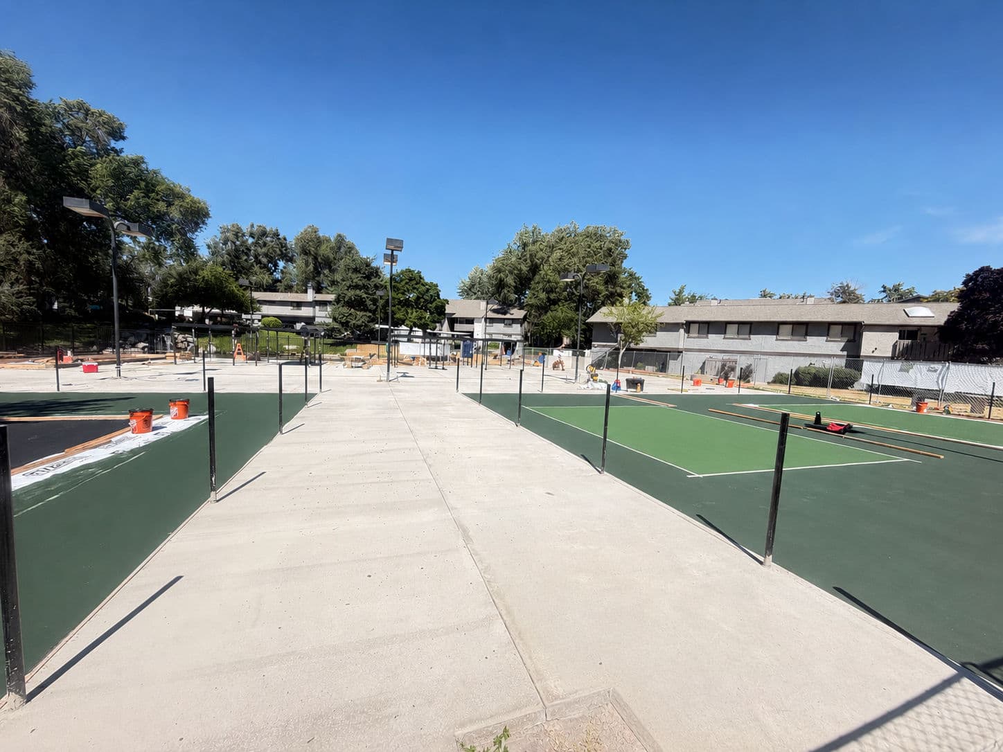 Pickleball Court Paint and Surface Work at an Apartment Community image