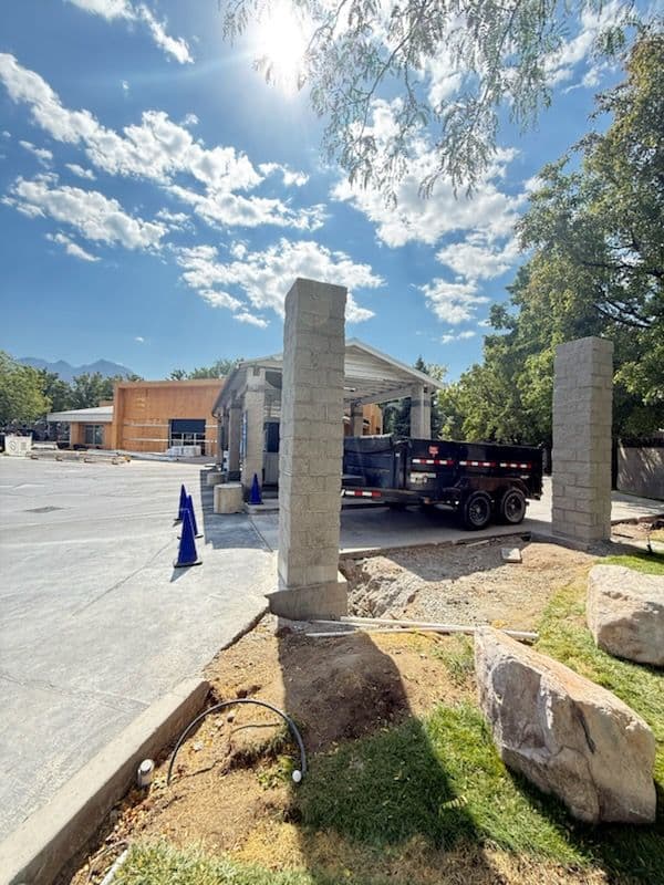 Expert Stone Pillar Installation at Millcreek image