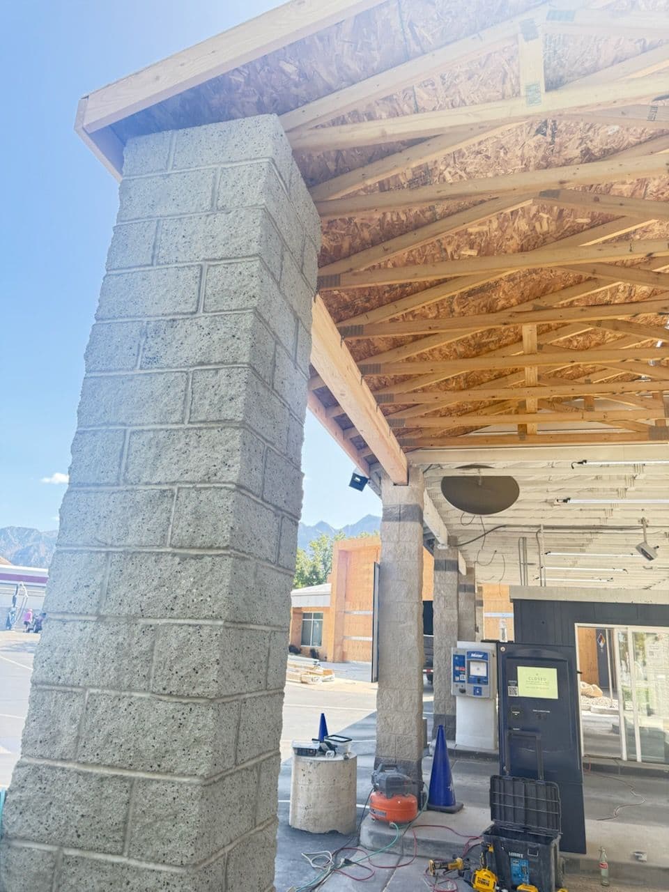Gallery photos for Canopy Extension Progress at Mister Car Wash: Image #1