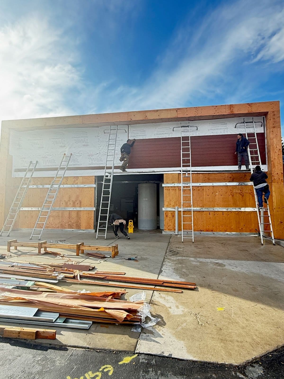 Siding Installation at Mister Car Wash in Millcreek image
