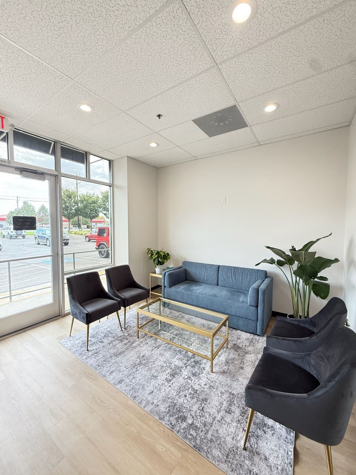 Elegant Waiting Room Upgrade in Medical Office