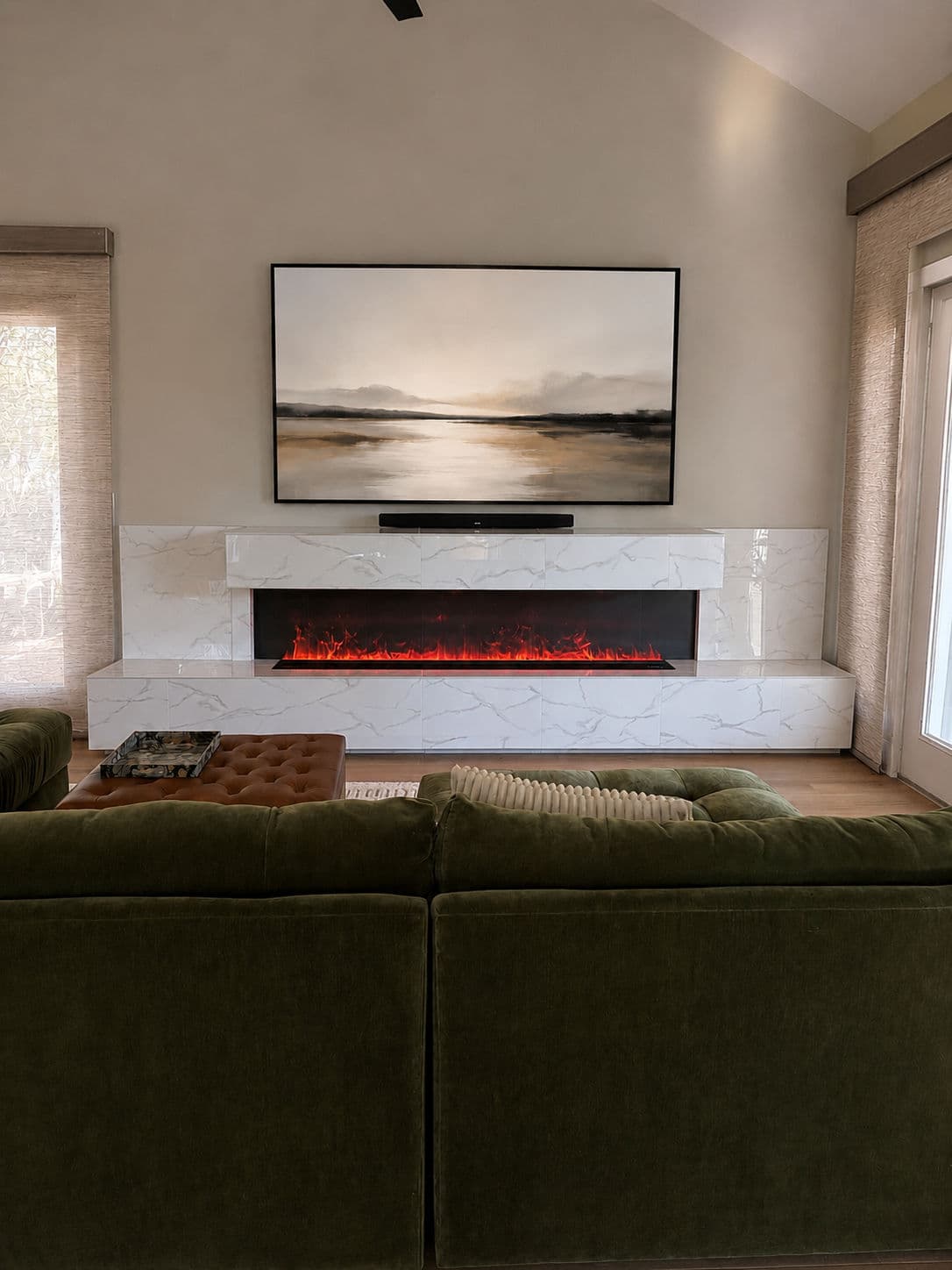 Custom Vapor Fireplace Built Around How You Actually Live image