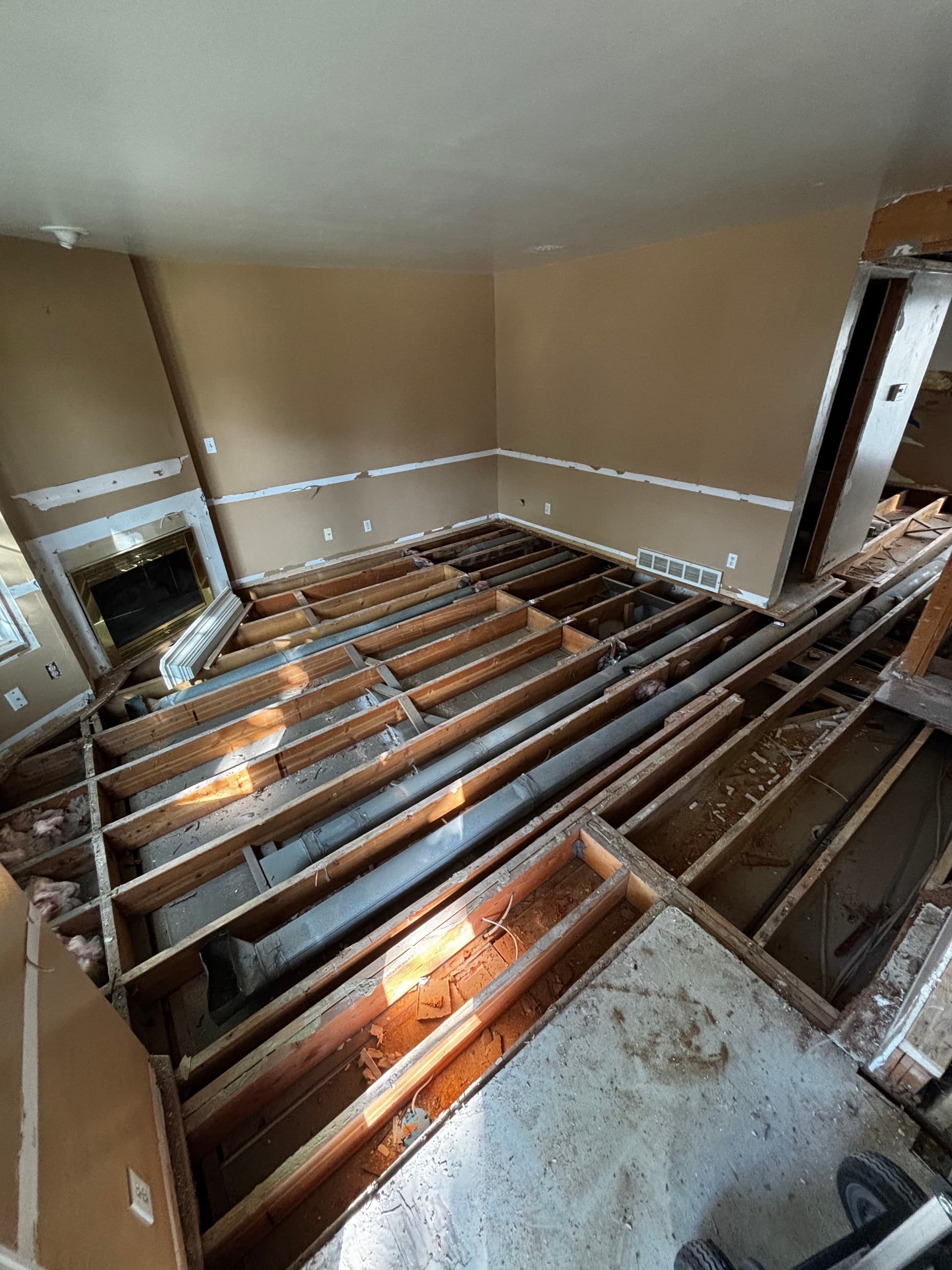 Gallery photos for Demo to Done - LVP Flooring Install Over a Fresh Subfloor: Image #1