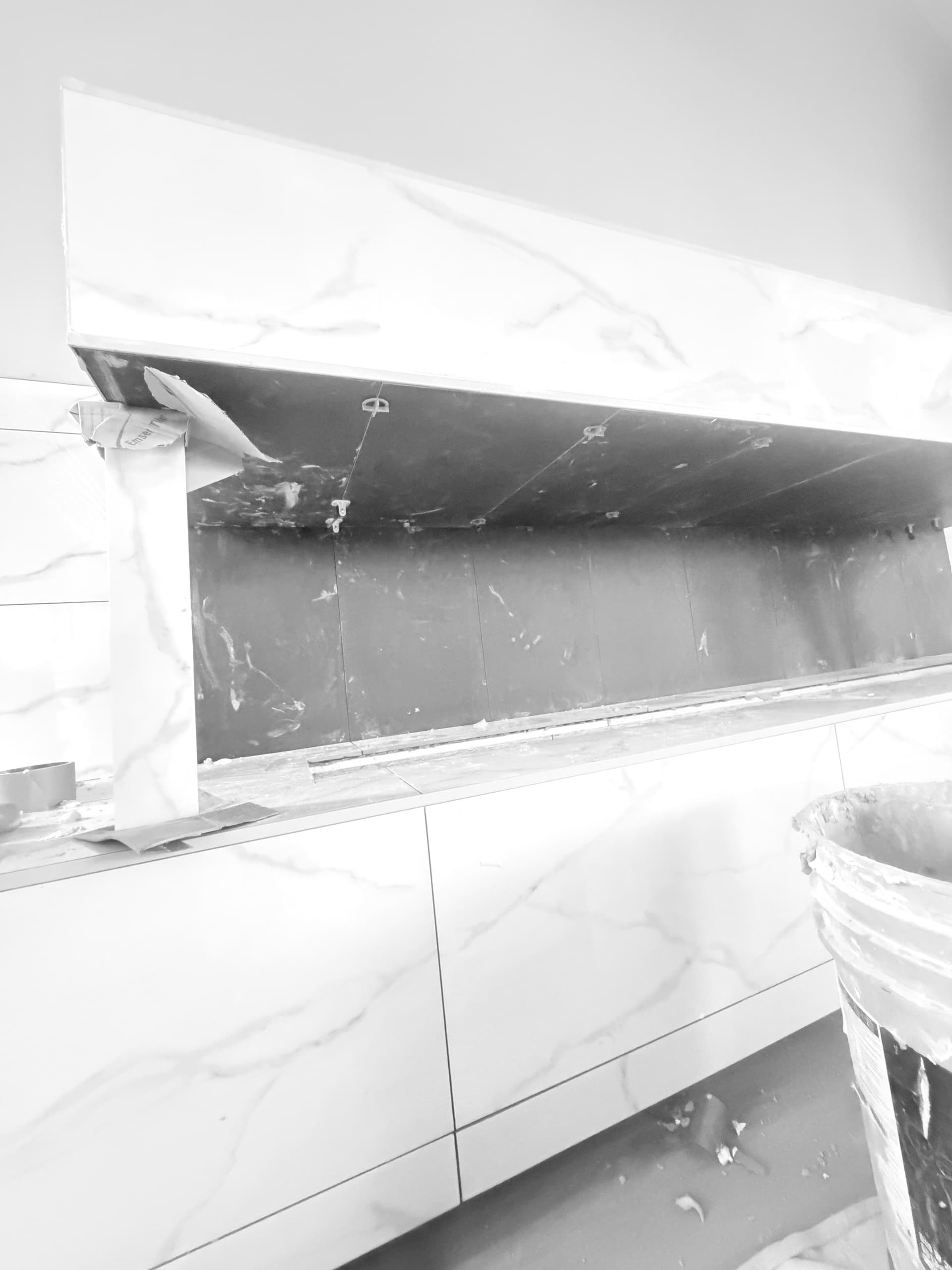 Fireplace Remodel in Progress - Bold or Timeless? image
