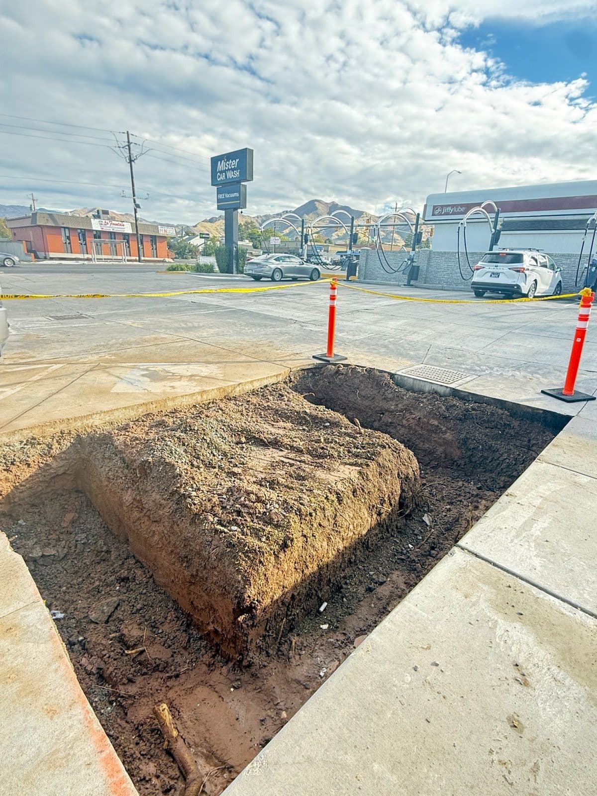 Construction Progress at Mister Car Wash in Millcreek image